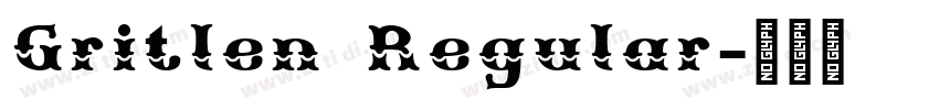Gritlen Regular字体转换